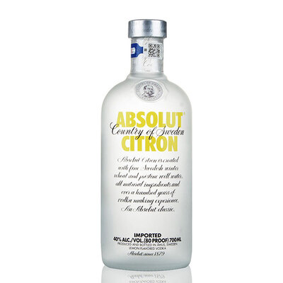 Absolut Vodka/绝对伏特加柠檬味700ml