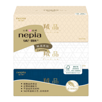 Nepia/妮飘柔滑羢品系列面巾纸