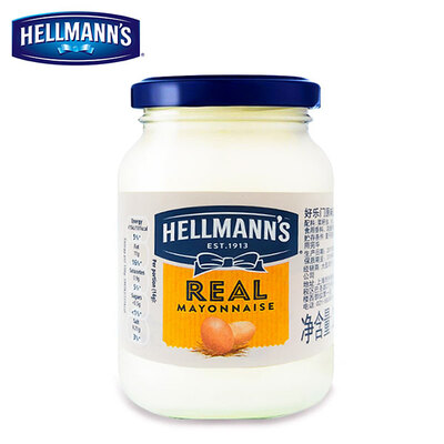HELLMANN'S/好乐门Real Mayonnaise蛋黄味沙拉酱200g