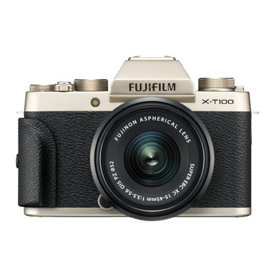 Fujifilm/富士X-T100三向翻折触摸屏无反相机（APS-C微单套机）