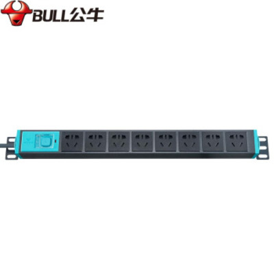 BULL/公牛PDU机柜插座8位1.8米NE-1080