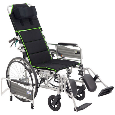 Miki/三贵全能系列高靠背全躺半躺轻便折叠轮椅MSL-T24