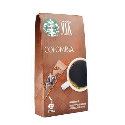 Starbucks/星巴克VIA哥伦比亚风味速溶咖啡12条