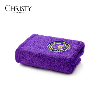 Christy/克里斯蒂Wimbledon温布尔登系列净色面巾（40*70cm）