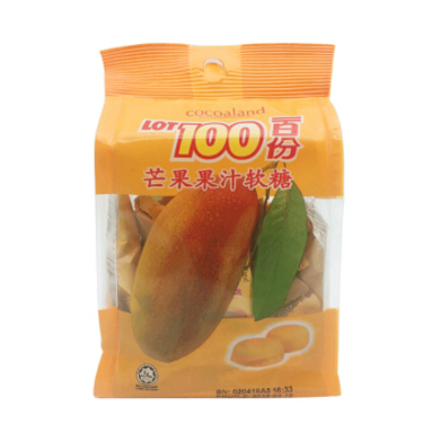 Lot100/一百份芒果果汁软糖150g