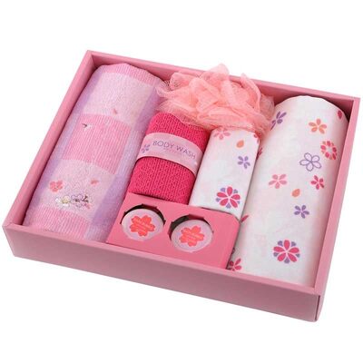 UCHINO/内野樱花7件套装毛巾方巾礼盒R20448-N