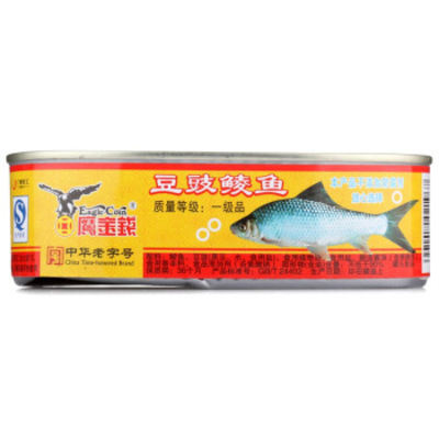 鹰金钱豆豉鲮鱼罐头227g