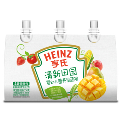 Heinz/亨氏清新田园婴幼儿营养果蔬泥