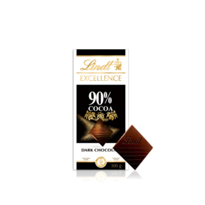 Lindt/瑞士莲特醇90%黑巧克力100g
