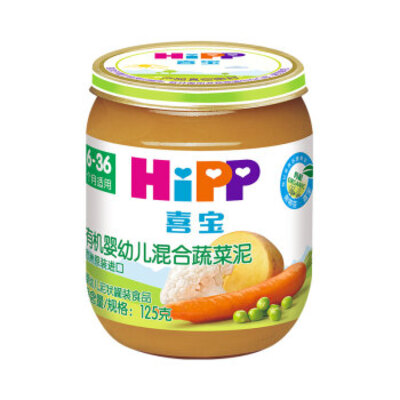 HiPP/喜宝有机婴幼儿混合蔬菜泥