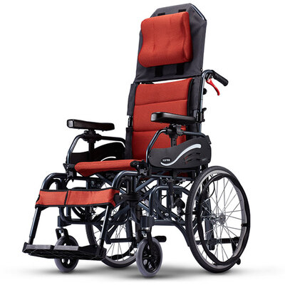 康扬折叠轻便老年人高靠背可仰躺轮椅KM-1520.3T