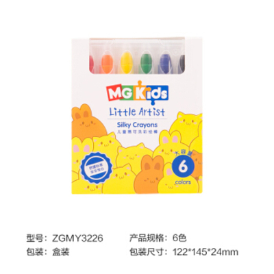 M＆G/晨光M&G KIDS系列易可洗蜡笔6色
