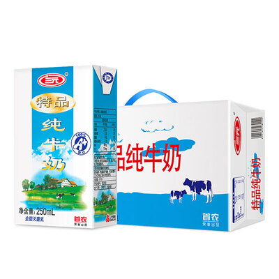 SANYUAN/三元特品纯牛奶250ml*24盒