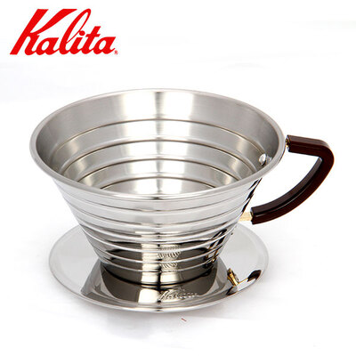 Kalita波浪不锈钢185咖啡滤杯