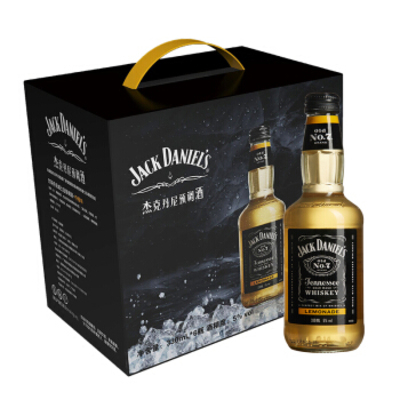 Jack Daniel's/杰克丹尼柠檬味预调酒鸡尾酒330ml*6瓶