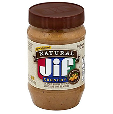 Jif/积富Natural Crunchy Peanut Butter Spread