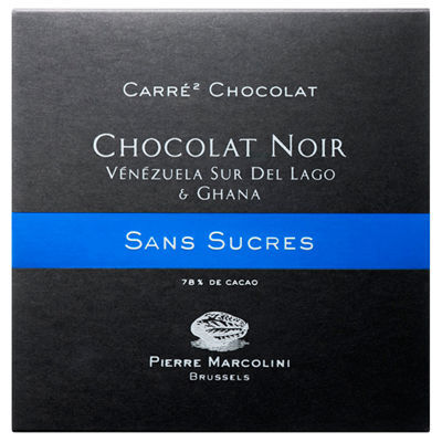 Pierre Marcolini手工无糖78%黑巧克力80g