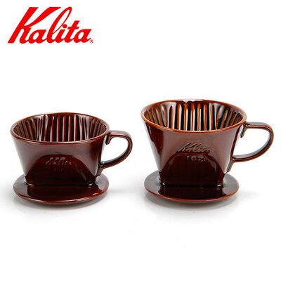 Kalita扇形三孔101陶瓷滤杯