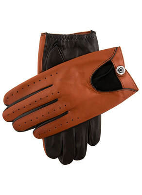 Dents Men's Two Colour Leather Driving Gloves 男士手套 Woburn