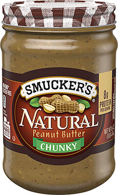 Smucker's NATURAL CHUNKY PEANUT BUTTER天然香脆花生酱