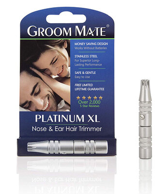 Groom Mate Platinum XL手动鼻毛修剪器