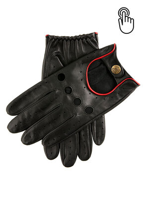 Dents Men's Touchscreen Leather Driving Gloves 男士手套 Silverstone