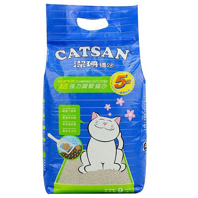Catsan/洁珊5倍高结团除臭膨润土猫砂9L