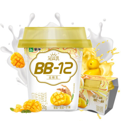 冠益乳BB-12 麦酪乳藜麦+燕麦+芒果100g*3