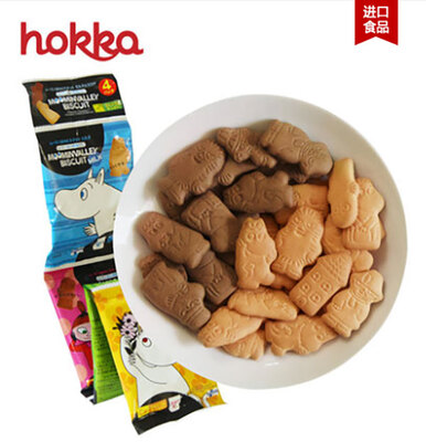 Hokka/北陆 姆明卡通饼干4连包