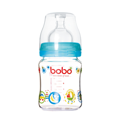 bobo/乐儿宝新生优晶瓶玻璃奶瓶160mL