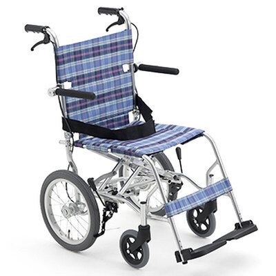 Miki/三贵超轻量系列铝合金折叠超轻便携轮椅MPTB-43JUS