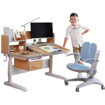 Totguard/护童双层实木儿童书桌椅HT-512SN