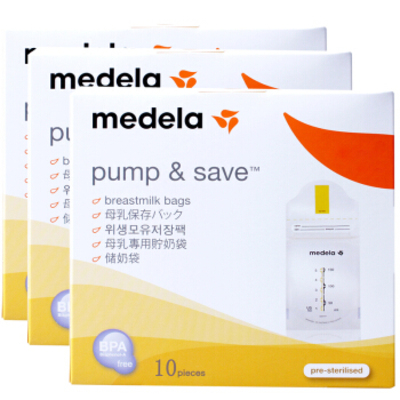 Medela/美德乐pump&save储奶袋150mL*30片