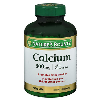 Nature's Bounty Calcium Plus Vitamin D3 500mg