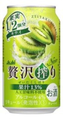Asahi/朝日贅沢搾り奢侈猕猴桃果汁鸡尾酒