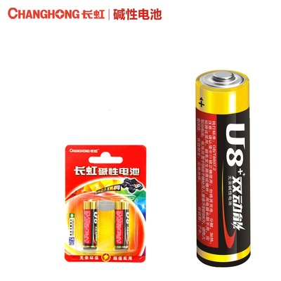 CHANGHONG/长虹U8碱性5号电池2节