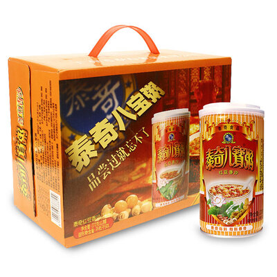 Taiqi/泰奇红豆香沙八宝粥370g*12罐