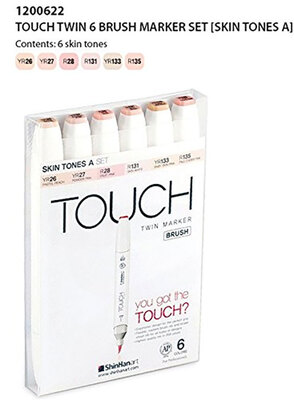 TOUCH TWIN BRUSH Marker 系列绘画马克笔