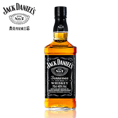 Jack Daniel's/杰克丹尼Old No.7黑标田纳西州威士忌700mL