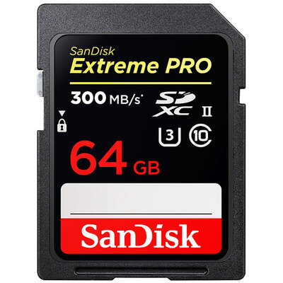 SanDisk/闪迪Extreme PRO UHS-II SD至尊超极速存储卡64G