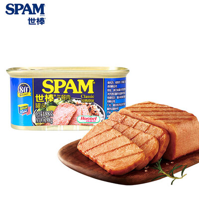 SPAM世棒午餐肉罐头经典原味198g