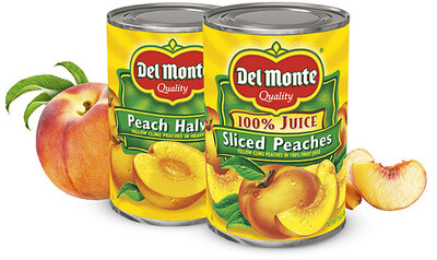 Del Monte/德尔蒙糖水黄桃片罐头420g