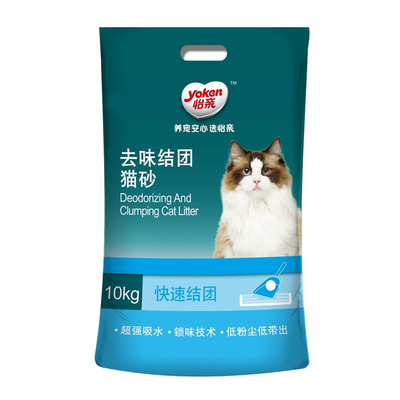 Yoken/怡亲原味膨润土猫砂10kg