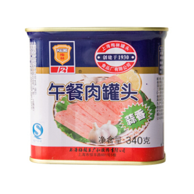 MALING/梅林蒜香午餐肉罐头340g
