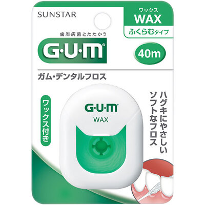 GUM/全仕康WAX系列膨胀含蜡牙线