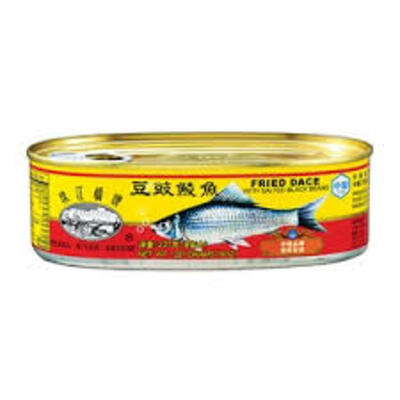 珠江桥牌豆豉鲮鱼罐头鱼外销装227g