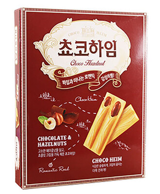 CROWN/可瑞安榛子巧克力味威化饼干284g