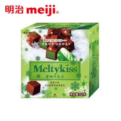 Meiji/明治雪吻巧克力抹茶口味62g