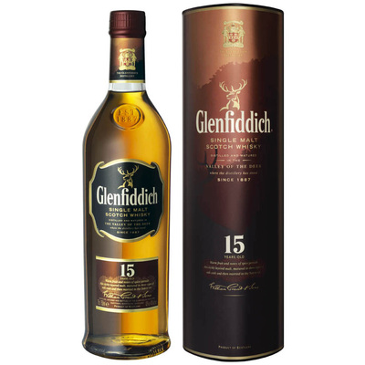 Glenfiddich/格兰菲迪核心款15年单一纯麦威士忌700ml
