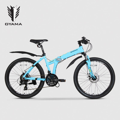 Oyama/欧亚马24寸21速避震折叠自行车天际L500